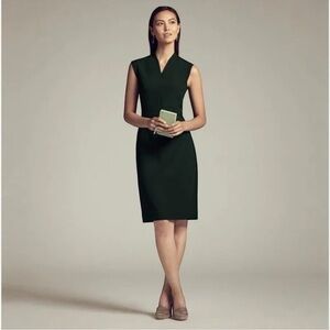 MM Lafleur Aditi Dress Deep Forest Green size 6